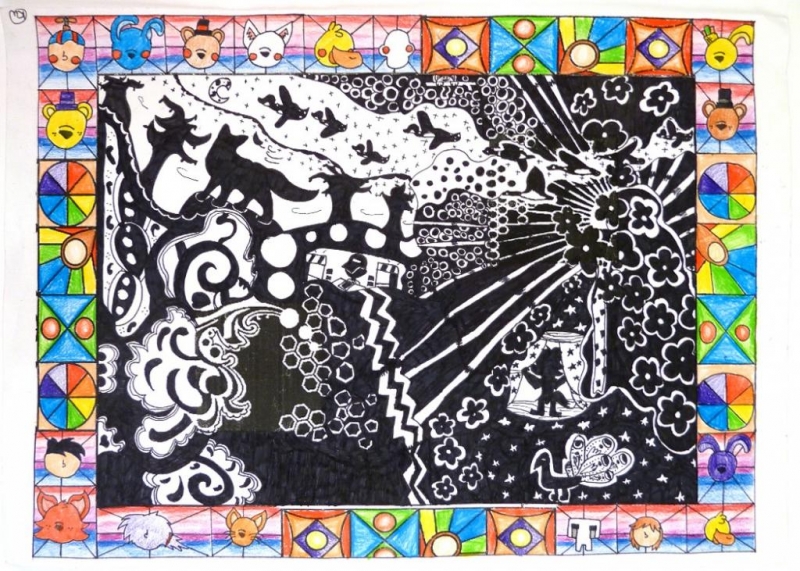 Kelly Wood- Ink and Pencil